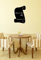 Homemania Sticker Lavagna Vinile Nero W25xD0,1xH40 cm(m-1)