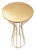 Tavolino Porta Telefono Stick Glam Cm Ø 38X100(m-3)