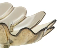 Svuota Tasche Vetro Riciclato Leaf Cm  33X20X11 (Made In Spain)(m-4)