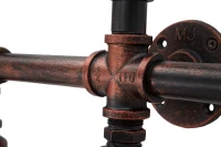 Lampada Da Muro Industry 5 Luci Cm 86X9X32(m-8)