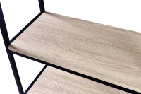 Homemania Libreria Pictor Nero, Legno W60xD30xH120 cm(m-2)