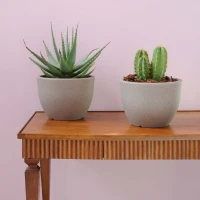 Farmet New Coppia Orione Vaso Cm 20 Avana ø 20x14,5 h(m-2)