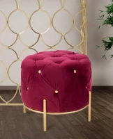 Puff Diamond Glam Bordeaux Cm Ø 45X40(m-8)