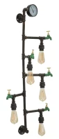 Lampada Da Muro Manhattan 5 Luci Cm 50X30X105(m-2)