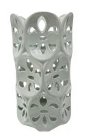 Vaso Porcellana Petal Bianco Ø Cm 14X25.5 (m-2)