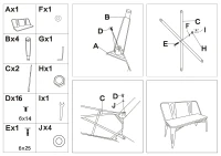 Panchina Detroit Cm 105X50X80(m-10)