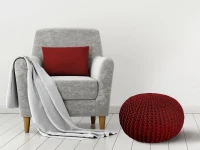 Homemania Pouf Dedalo Bordeaux 50cm(m-1)