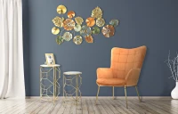 Pannello In Ferro Leaf  Cm 117X7X74(m-2)