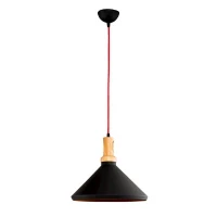 Homemania Lampada A Sospensione Elegant Triangolo Nero W35xD35xH120 cm(m-1)