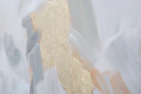 Dipinto Su Tela White Flower -B- Cm 90X3,7X90(m-5)