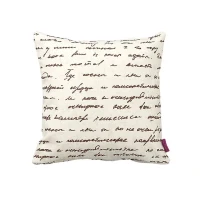 Homemania Cuscino Decorativo Fantasia Letter 43x43x5 cm(m-1)