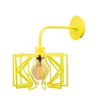 Homemania Lampada A Parete Radius Drop W26xD35xH34 cm Giallo(m-4)