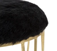 Sgabello Amelie Nero Ø Cm 40.5X46.5(m-4)