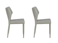 Homemania Set di 2 Sedie Ara Grigio(m-2)