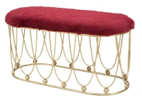 Panca Amelie Bordeaux Cm 91.5X40.5X46(m-2)