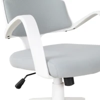 Vinsetto High Back Office Chair Work Executive 360 Swivel w/ 5 Castor Wheels Foam Padding Ergonomic Wide Arms Grey(m-9)