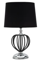 Lampada Da Tavolo Darky Silver Cm Ø28X44,5 (m-4)