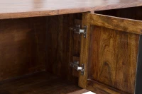 Porta Tv Mustang Cm 175X40X60 (Legno Di Acacia Nilotica)(m-9)