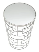 Tavolino Porta Telefono Ice Cm Ø 40X70 (m-3)