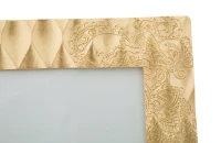 Cornice Glam Carving Cm 26X1.7X31.3 (Misura Interna Cm 20X25)(m-4)