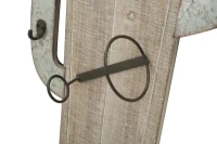 Porta Bottiglie Da Muro Cactus Cm 46X12X96(m-8)