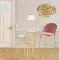 Lampada Da Tavolo Glam Flush Cm Ø 24X47(m-9)