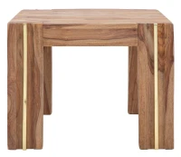 Tavolo Da Caffe' Quadrato Elegant Sheesham Cm 58X58X45(m-2)