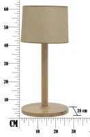 Paralume Da Comodino Wooden Ø Cm 28X61(m-5)