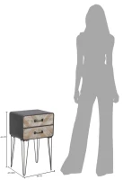 Mobiletto 2 Cassetti Oklahoma Cm 41X34.5X70(m-12)