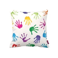 Homemania Cuscino Decorativo Fantasia Mani 43x43x5 cm(m-1)