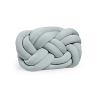 Homemania Cuscino Decorativo Cloud Knot in Cotone Grigio W40xD5xH32 cm(m-1)
