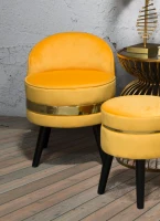 Sedia Mini Paris Arancione Ø Cm 45X62(m-9)