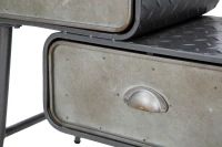 Mobiletto 2 Cassetti Iron School Cm 63X29.5X52.5(m-7)