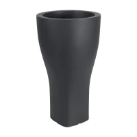 Farmet New Domus Vaso Rotondo 85 Cm Antracite Nero ø 48 h 85(m-1)