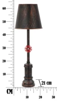 Lampada Da Tavola Manhattan Simple Cm Ø 21X64(m-10)
