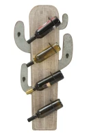 Porta Bottiglie Da Muro Cactus Cm 46X12X96(m-5)