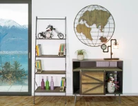 Mobiletto Scaletta Raw Cm 65X41X180(m-8)