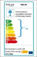 Homemania Lampada A Sospensione Orlando Nero W30xD30xH120 cm(m-2)