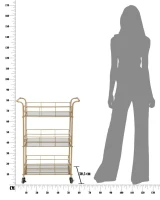 Carrello Glam Ret. Cm 60X30.5X80(m-4)