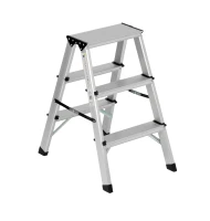 Sgabello Alluminio Everest Doppia Salita Portata Max 150 Kg(m-1)