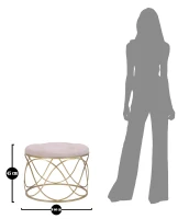 Puff Luty Cm Ø 60X45(m-3)