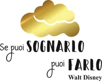 Homemania Sticker Frasi W60xD0,1xH80 cm Oro, Nero(m-1)