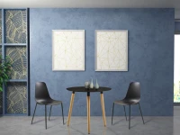 Homemania Set di 2 Sedie Antila Nero(m-4)