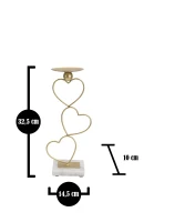 Porta Candele Hearts Cm 14,5X10X32,5(m-3)