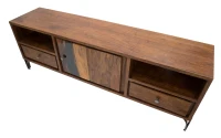 Porta Tv Mustang Cm 175X40X60 (Legno Di Acacia Nilotica)(m-4)
