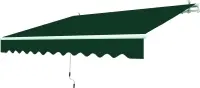 Tenda Barra Quadra P. 200 L. 250 Colore - Verde Unito(m-1)