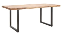 Tavolo Da Pranzo Yellowstone Cm 180X90X77 (Legno Di Acacia Nilotica)(m-1)