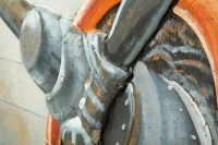 Dipinto Su Tela Aviator Cm 120X3.7X80(m-3)