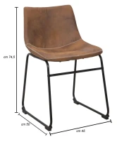 Sedia Metropolitan Touch Cm 45X50X74.5(m-14)