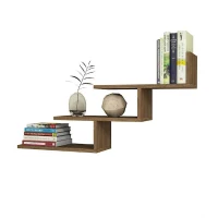 Homemania Mensola Support W98,2xD20xH50,4 cm Noce(m-1)